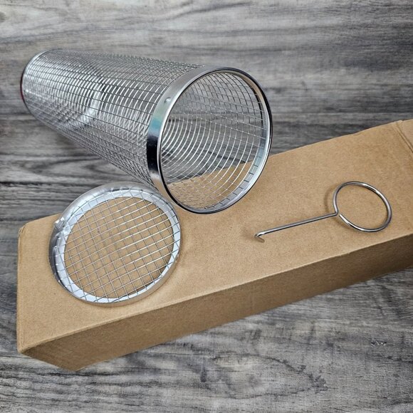 ❤️453 Stainless Steel BBQ Grill Cage Accessorie - Picture 6 of 7